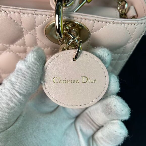 Dior Lady D-Joy Bag – Cream Lambskin with Gold Hardware - Picture 8 of 16